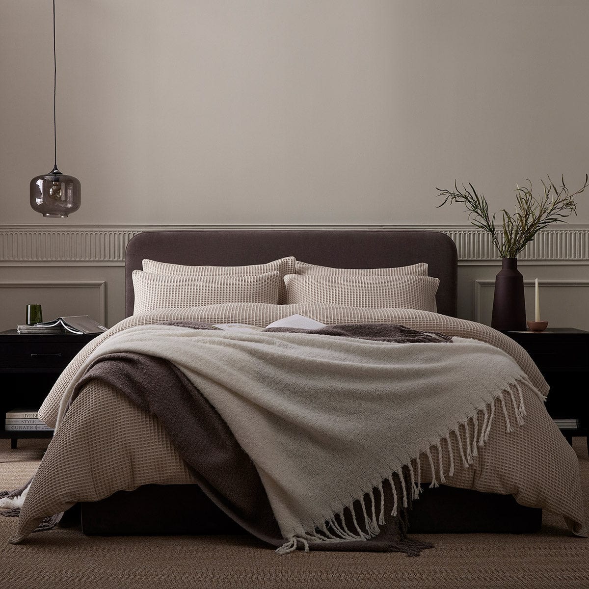 Ascot Ottoman Storage Bed - Taupe