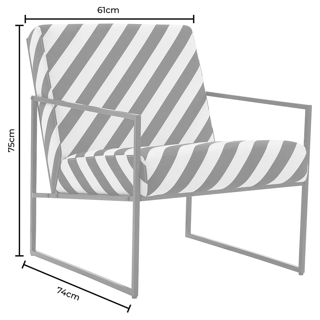 Rae Accent Chair - Boucle Rust